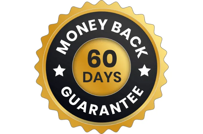 Endopeak 60 day money back guarantee seal