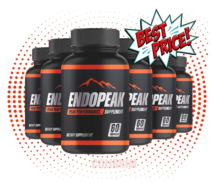 Endopeak official male peak performance capsules bottles